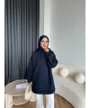 Lidya 3 İplik Sweat - Lacivert