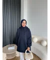 Lidya 3 İplik Sweat - Lacivert
