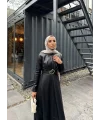 Lolita Deri Elbise - Siyah