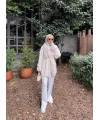 Luella Kürk Detaylı Hırka - Bej