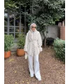 Luella Kürk Detaylı Hırka - Bej