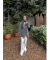 Luella Kürk Detaylı Hırka - Gri