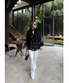 Luella Kürk Detaylı Hırka - Siyah