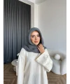 Mb - Balaklava Kapişonlu Bere - Gri