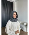 Mb - Balaklava Kapişonlu Bere - Gri
