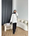 Mb-Eso Triko Kazak - Beyaz