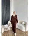 Mb-Jupter Triko Takım - Acı Kahve