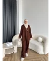 Mb-Jupter Triko Takım - Acı Kahve