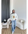 Mıs - Matcha Ön Desenli Tunik