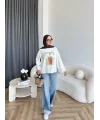 Mıs - Matcha Ön Desenli Tunik