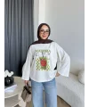 Mıs - Matcha Ön Desenli Tunik