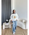 Mıs - Matcha Ön Desenli Tunik