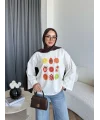 Mıs - Meyve Ön Desenli Tunik