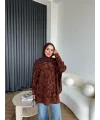 Miya Desenli Kazak - Acı Kahve