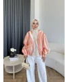 Moi - Neon Bomber Ceket