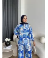 Mt - Moshes Desenli Takım - Mavi