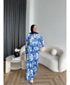 Mt - Moshes Desenli Takım - Mavi