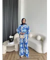 Mt - Moshes Desenli Takım - Mavi