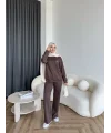 Muadil A Eşofman Takım - Acı Kahve