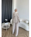 Ng - Batik Pantolonlu Takım - Bej