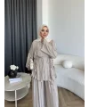 Ng - Batik Pantolonlu Takım - Bej