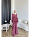 Ng - Batik Pantolonlu Takım - Mürdüm