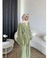 Ng - Batik Pantolonlu Takım - Yeşil