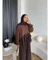 Ng - Vagne Pantolonlu Takım - Acı Kahve