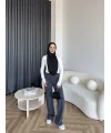 Oysh Kumaş Pantolon - Antrasit