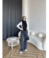 Oysh Kumaş Pantolon - Antrasit