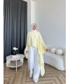 Pln - Bella Organik Keten Bluz - Sarı