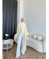 Pln - Bella Organik Keten Bluz - Sarı