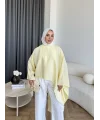 Pln - Bella Organik Keten Bluz - Sarı