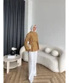 Pln - Crush Kumaşlı Bluz - Sarı