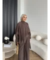 Pln - Julia Yarasa Kol Takım - Kahve