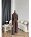 Pln - Julia Yarasa Kol Takım - Kahve