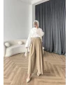 Pln - Keten Pantolon - Yeşil