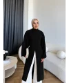 Pln - Siena Yırtmaçlı Bluz - Siyah