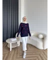 Pls-Kurdele Detay Triko Kazak - Lacivert