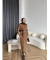 Pls Leopar Elbise - Açık