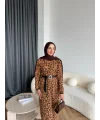 Pls Leopar Elbise - Açık