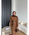 Pls Leopar Elbise - Açık