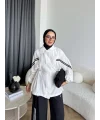 Pwn - İkbal Yan Şeritli Takım - Beyaz