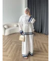Pwn - Misia Etnik Desen Takım - Beyaz