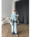 Pwn - Misia Etnik Desen Takım - Turkuaz