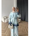Pwn - Misia Etnik Desen Takım - Turkuaz
