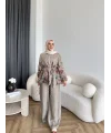 Pwn - Soya Çiçek Desen Takım - Haki