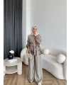 Pwn - Soya Çiçek Desen Takım - Haki