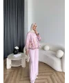Pwn - Soya Çiçek Desen Takım - Pembe
