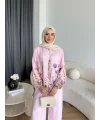 Pwn - Soya Çiçek Desen Takım - Pembe